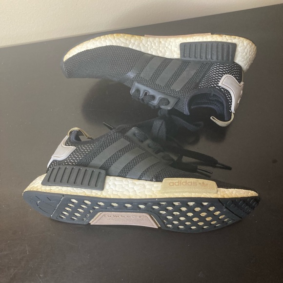 Adidas NMD R1 Women’s Black Ice Size 6.5 - Picture 2 of 11